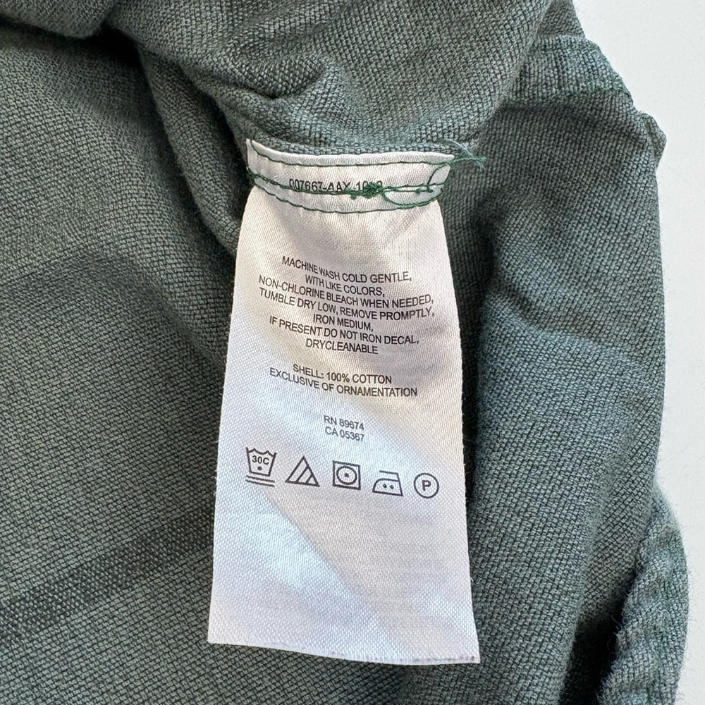 Mountain Hardwear Midweight Long Sleeve Button Up Green Stripes Size XL - Picture 4 of 7